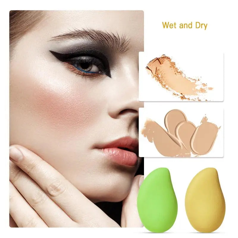 Ibcccndc Mango Cosmetic Puff Powder Puff Smooth Women's Makeup Foundation Sponge Beauty to Make Up Tools  Puff Facial Sponges