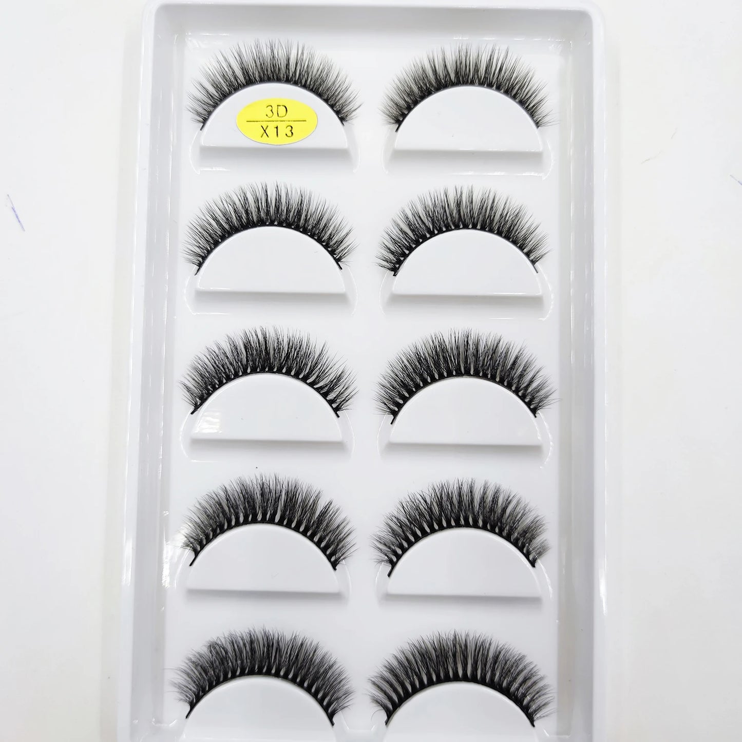 NEW Eyelash 3D Natural Mink False Eyelashes Makeup Fake Eye Lashes Faux Cilios Make Up Beauty Tools 5 Pairs