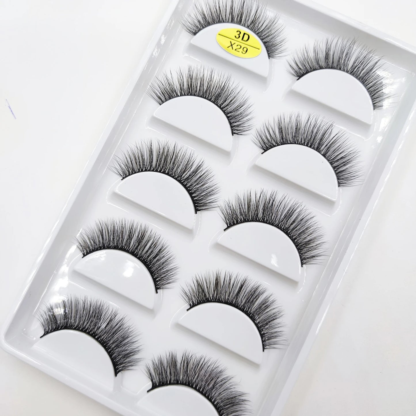 NEW Eyelash 3D Natural Mink False Eyelashes Makeup Fake Eye Lashes Faux Cilios Make Up Beauty Tools 5 Pairs