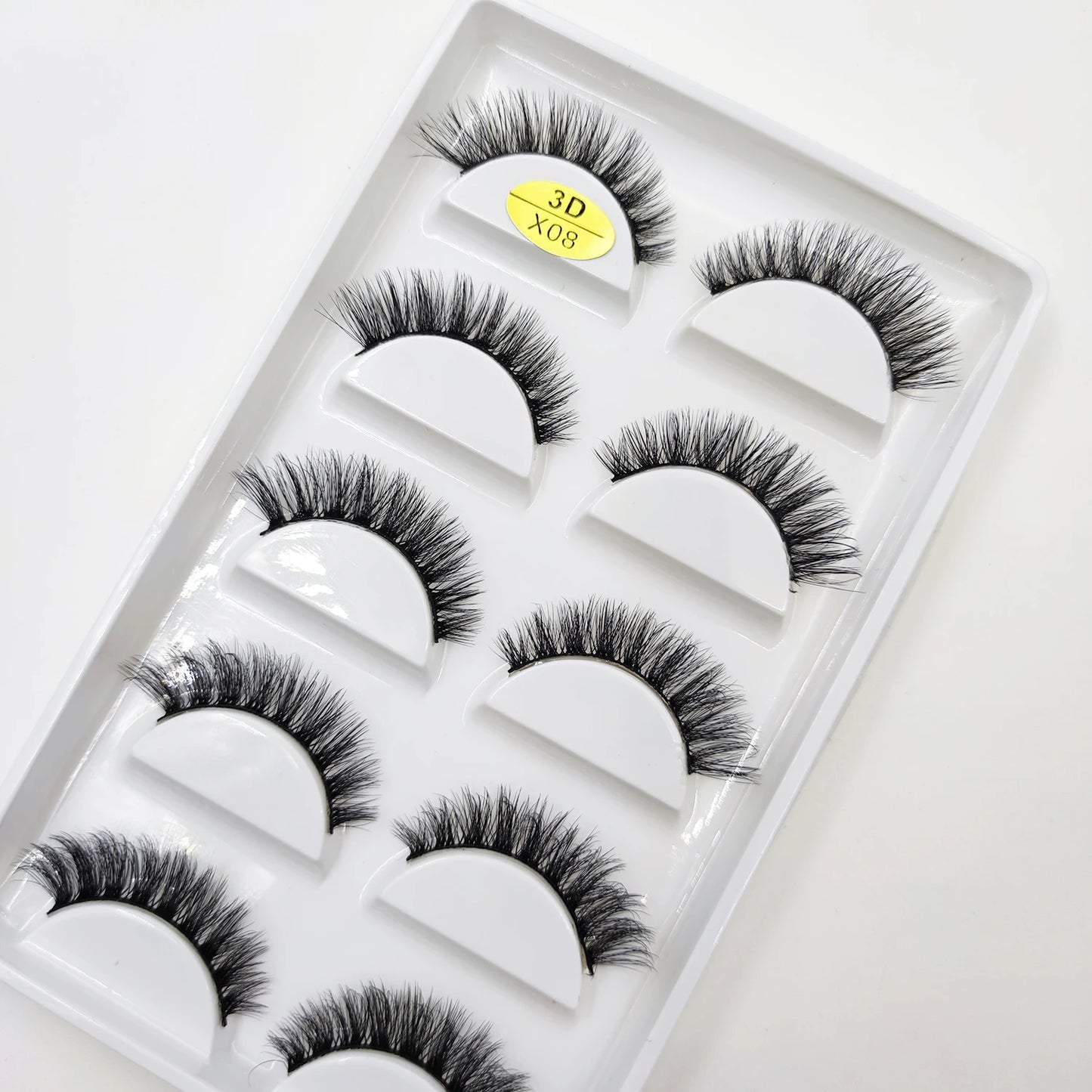 NEW Eyelash 3D Natural Mink False Eyelashes Makeup Fake Eye Lashes Faux Cilios Make Up Beauty Tools 5 Pairs