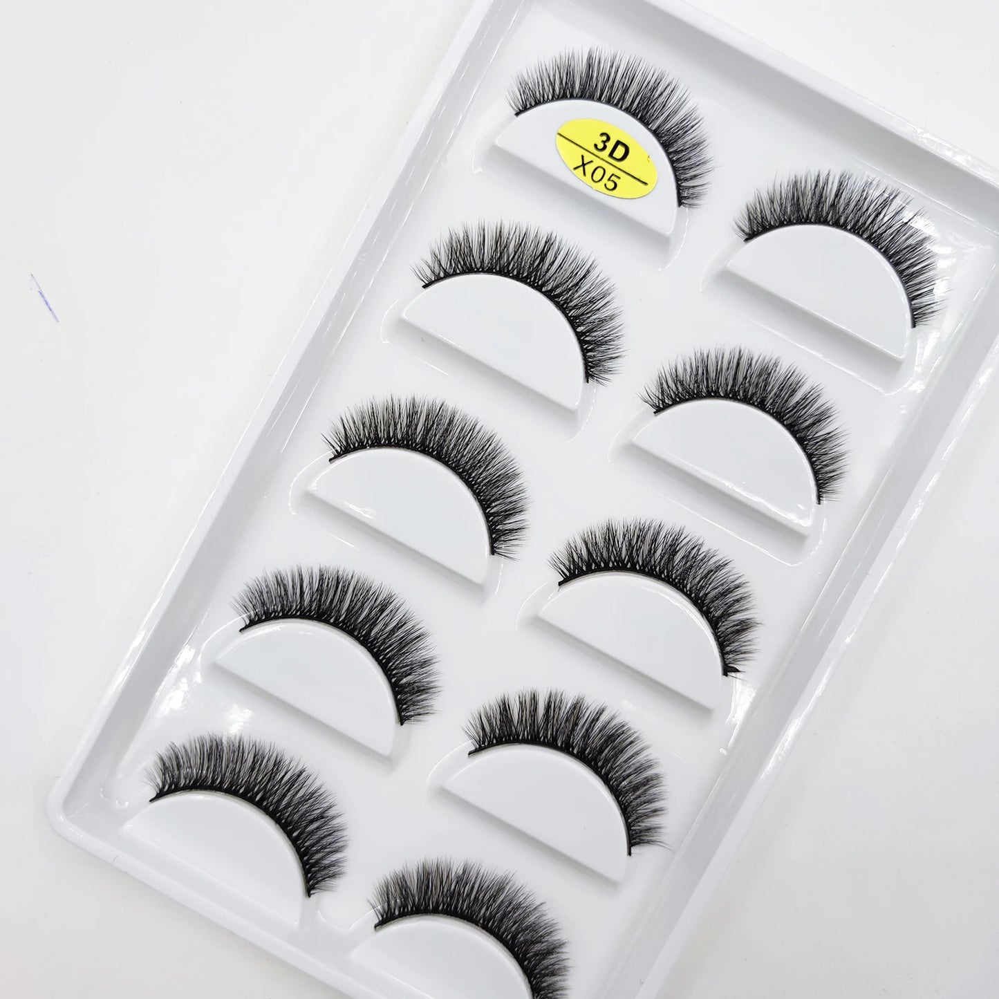 NEW Eyelash 3D Natural Mink False Eyelashes Makeup Fake Eye Lashes Faux Cilios Make Up Beauty Tools 5 Pairs