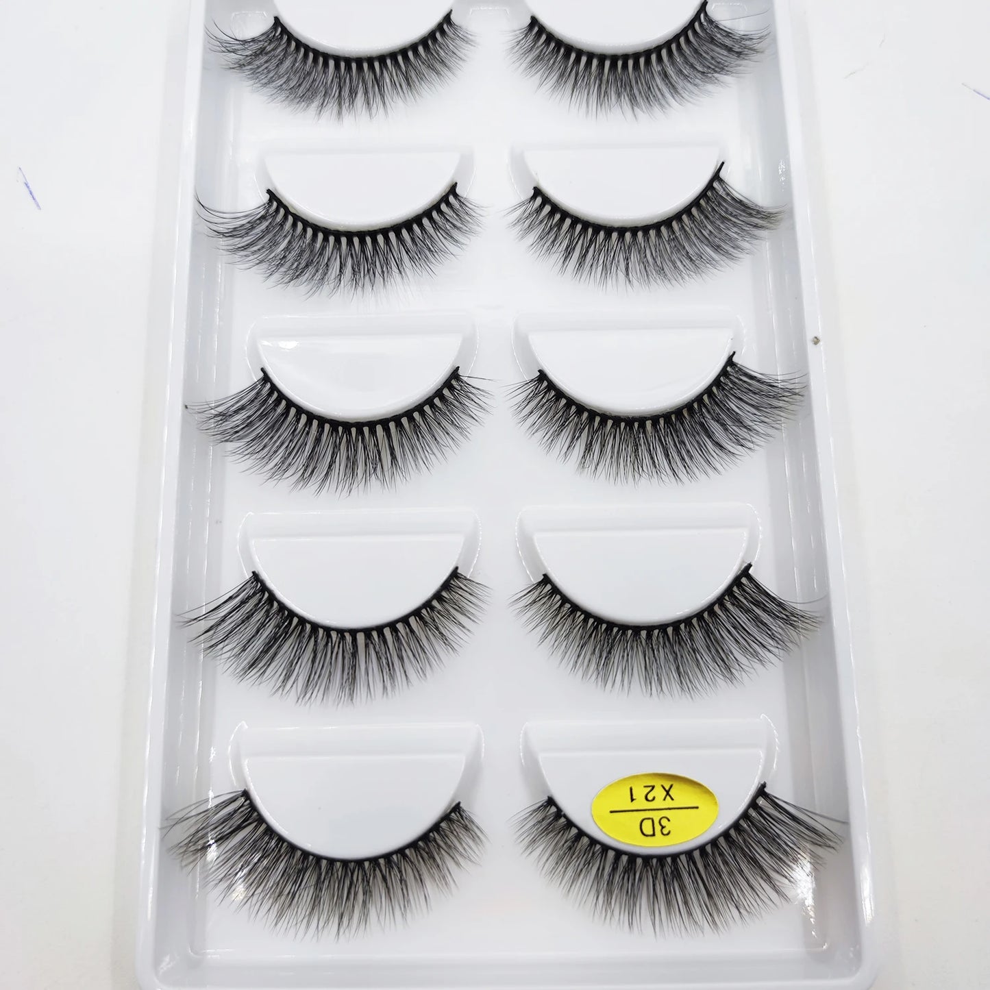 NEW Eyelash 3D Natural Mink False Eyelashes Makeup Fake Eye Lashes Faux Cilios Make Up Beauty Tools 5 Pairs