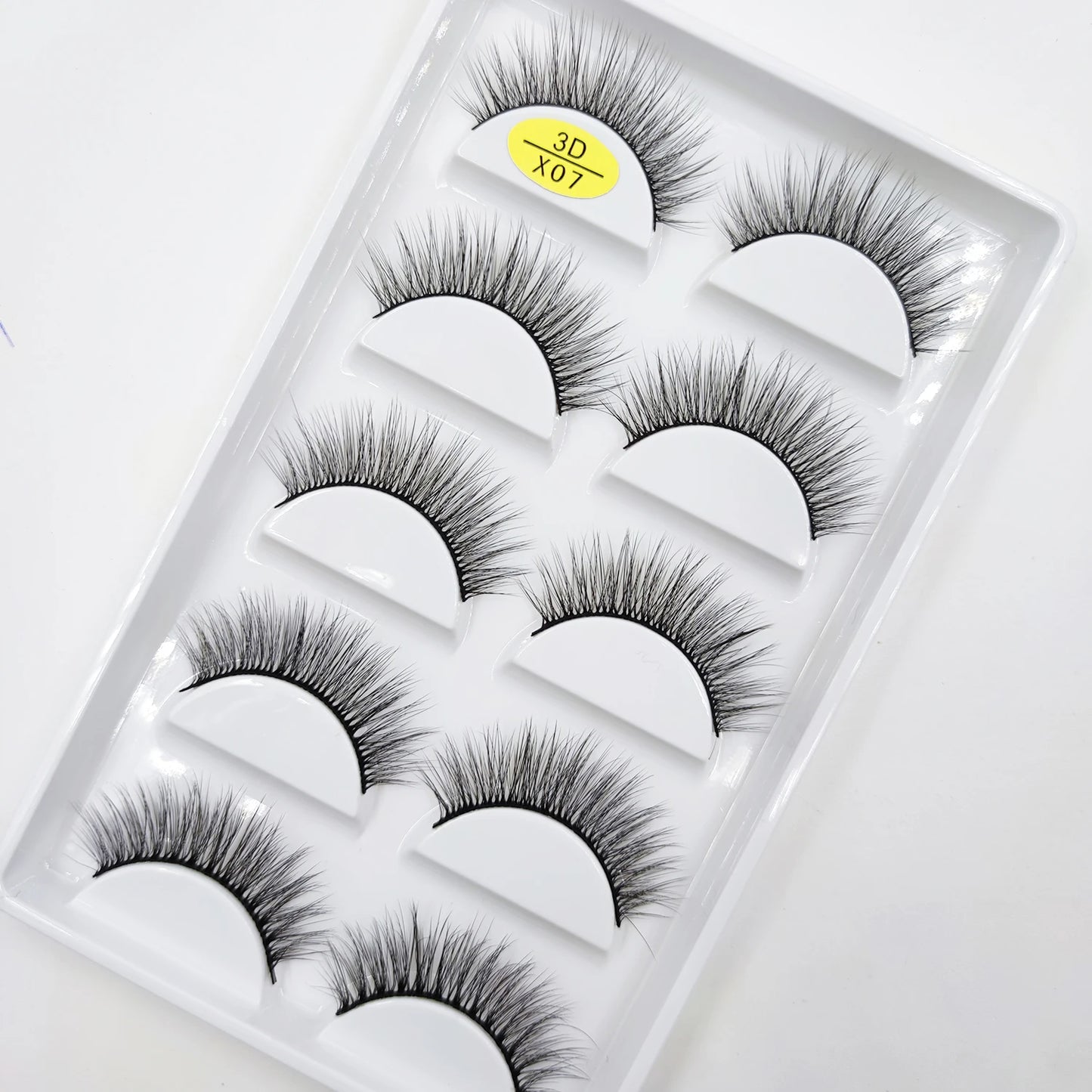 NEW Eyelash 3D Natural Mink False Eyelashes Makeup Fake Eye Lashes Faux Cilios Make Up Beauty Tools 5 Pairs