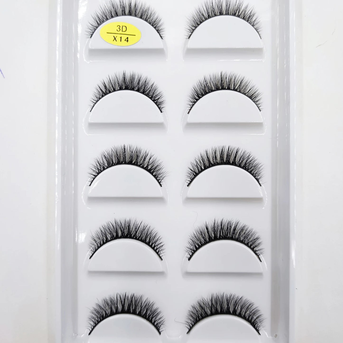 NEW Eyelash 3D Natural Mink False Eyelashes Makeup Fake Eye Lashes Faux Cilios Make Up Beauty Tools 5 Pairs