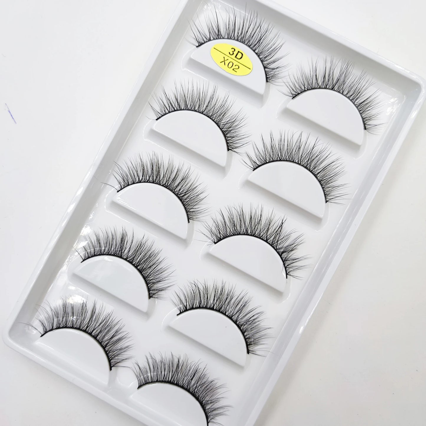 NEW Eyelash 3D Natural Mink False Eyelashes Makeup Fake Eye Lashes Faux Cilios Make Up Beauty Tools 5 Pairs