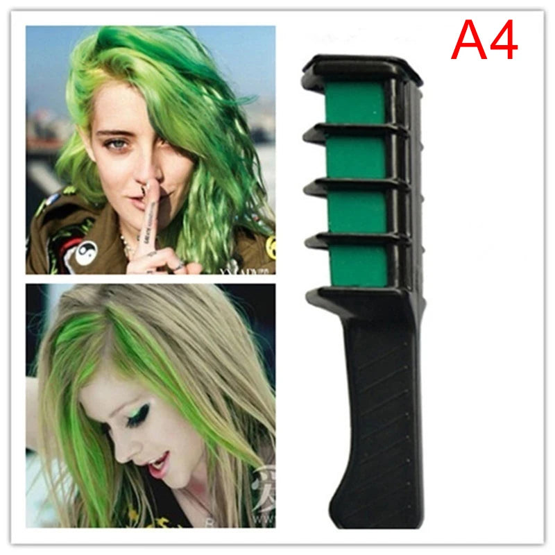 Hot Sale 1PC Disposable Temporary Dye Stick Mini Hair Dye Comb Hair Dye Chalk Make Up Hair Dye Brush