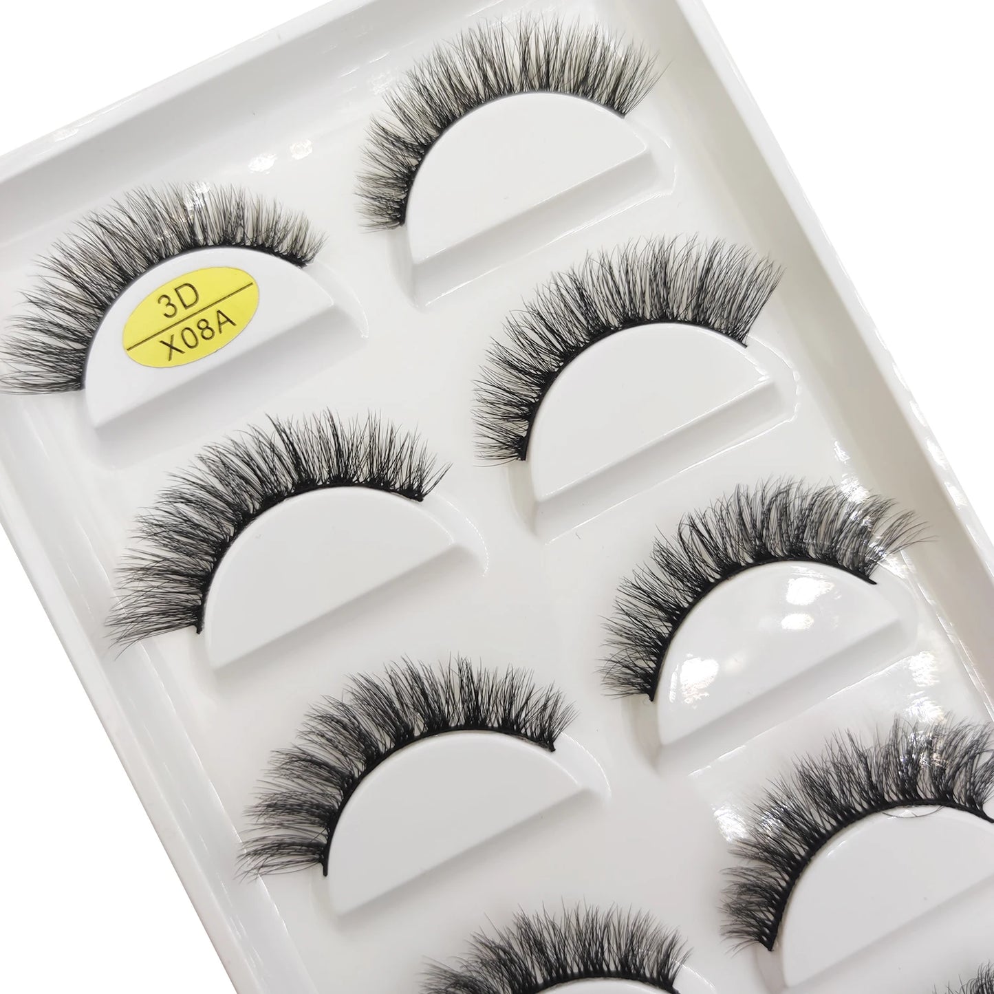 NEW Eyelash 3D Natural Mink False Eyelashes Makeup Fake Eye Lashes Faux Cilios Make Up Beauty Tools 5 Pairs