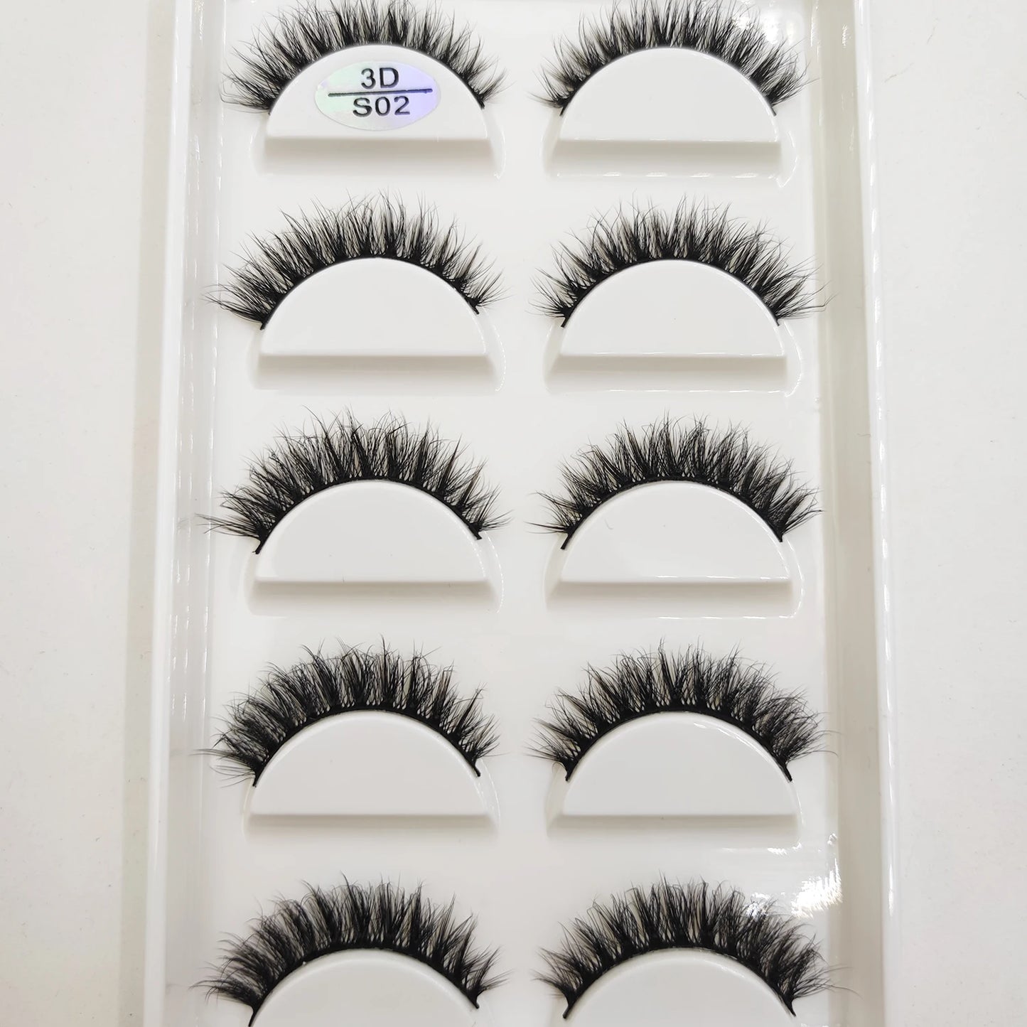 NEW Eyelash 3D Natural Mink False Eyelashes Makeup Fake Eye Lashes Faux Cilios Make Up Beauty Tools 5 Pairs