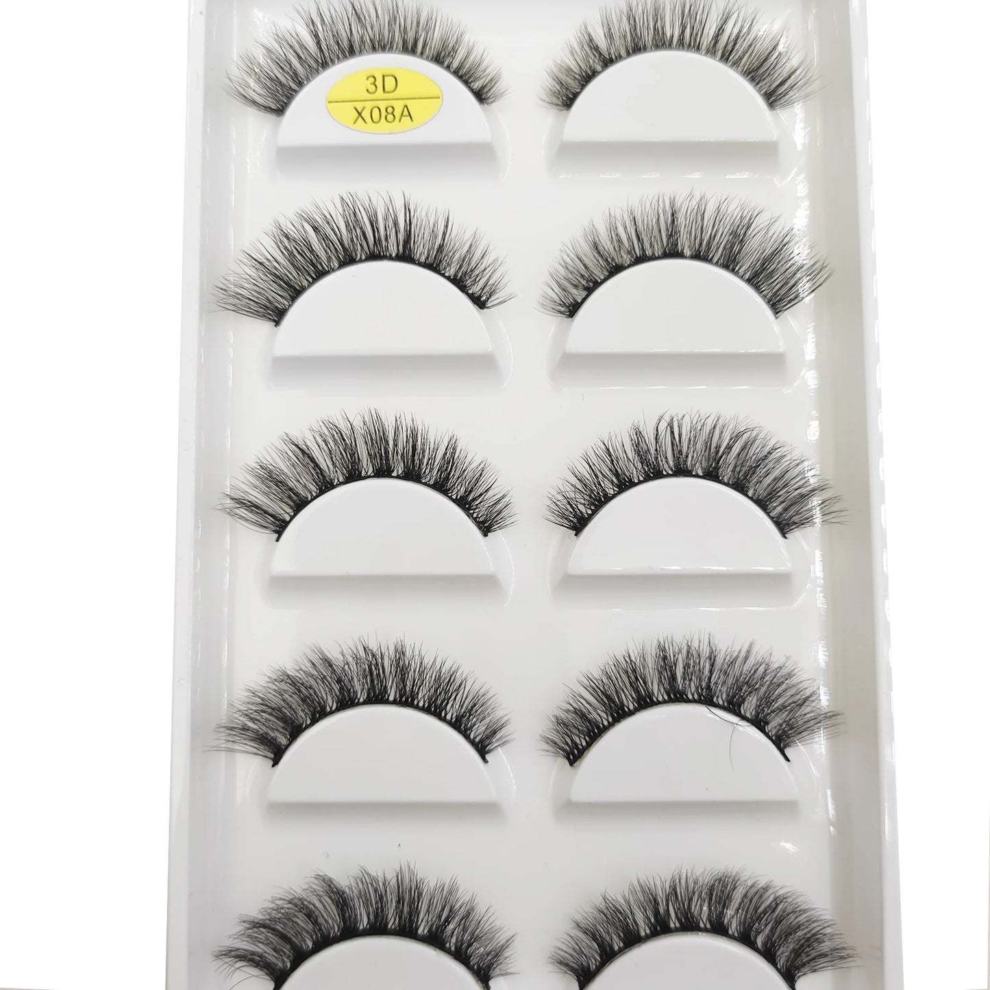 NEW Eyelash 3D Natural Mink False Eyelashes Makeup Fake Eye Lashes Faux Cilios Make Up Beauty Tools 5 Pairs