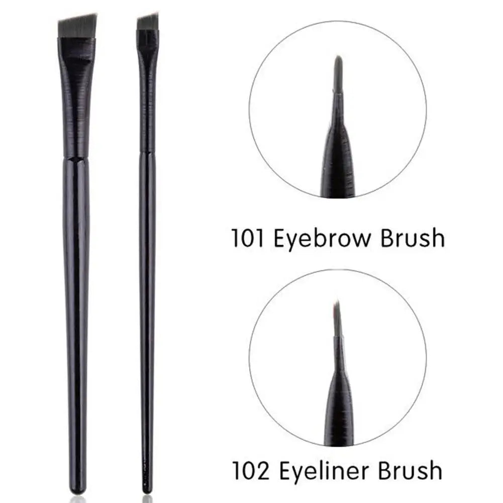 Eyebrow Eyeliner Brush Small Angled Small Angled Eyebrow Cosmetic Liner 1Pcs Brush Make Up Brushes Contour Tools Brow Brush