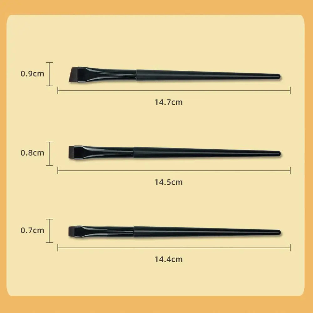 Blade Makeup Brushes Angled Thin Eyebrow Brush Flat Fine Eyeliner Brush Professional Liner Brow Make Up Tool