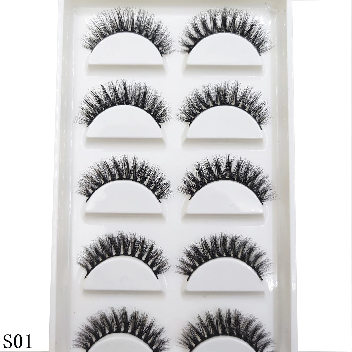 NEW Eyelash 3D Natural Mink False Eyelashes Makeup Fake Eye Lashes Faux Cilios Make Up Beauty Tools 5 Pairs